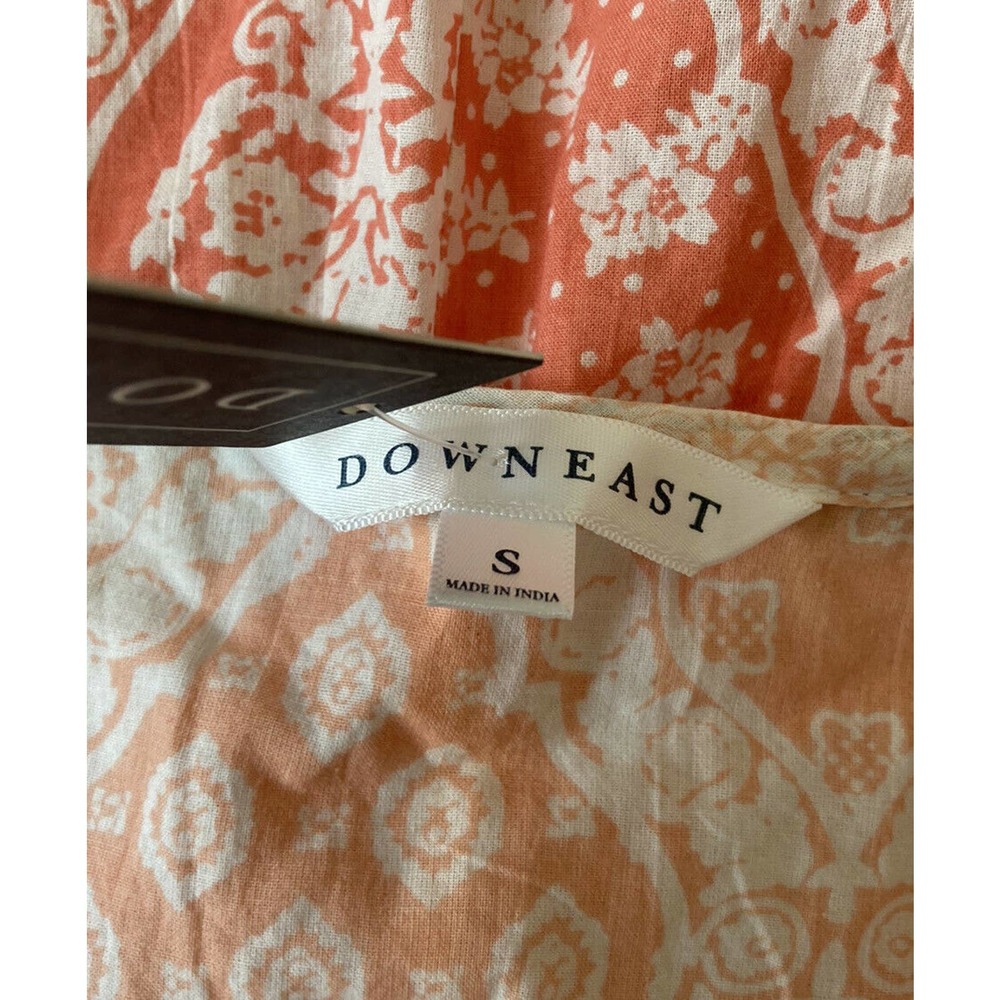 NWT DownEast Coral V Neck Downtime Diva Top S - Picture 4 of 8